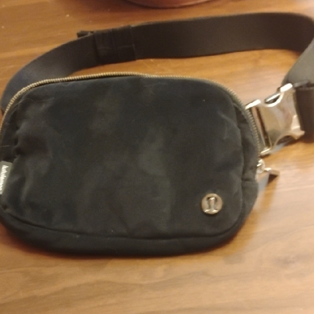 Stylish Black Belt Bag